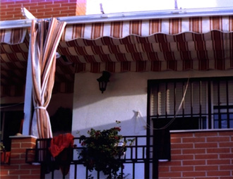 guias Toldo guías. Armazón de aluminio.